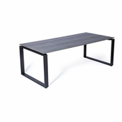 Siva vrtna miza za 8 oseb Bonami Selection Strong, 210 x 100 cm