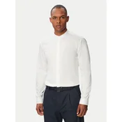 HUGO Srajca Kaleb 50544949 Bela Slim Fit