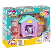 slomart Little Live Pets družinice: Mama Party hiška z figuricami
