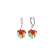 Cala Rose Uhani EMERALD GIFT srebrna