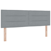 Uzglavlje Svijetlo siva 160 cm tkanina