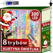 shumee ICOTLE 300 LED svetlobna zavesa, žične svetilke, daljinski upravljalnik
