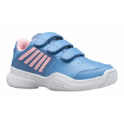 Tenisice za djecu K-Swiss Court Express Strap Omni - silver lake blue/white/orchid pink