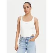 Tommy Jeans Bodi Metallic Logo DW0DW22311 Bela Slim Fit