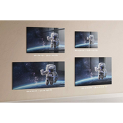 tulup.si Magnetna tabla za magnete Astronavt 100x70 cm