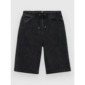 Volcom Freazy Loose Denim Ew Kids Kratke hlace crneity black