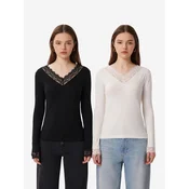 Happiness Istanbul Bluza Blusen mešane barve