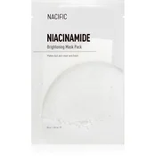 Nacific Set mask za obraz z niacinamidom Niacinamide Brightening Mask Pack - 30 g/1 kos