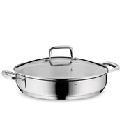 Kela Ponev iz nerjavečega jekla s pokrovom KL-10186 nerjaveče jeklo 18/10 FLAVORIA 28 cm