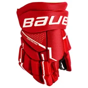 Hokejske rokavice Bauer Supreme Mach Red Youth 9 palcev