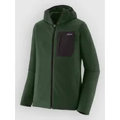 Patagonia R1 Air Full-Zip Hoody Fleece Jacket treeline green