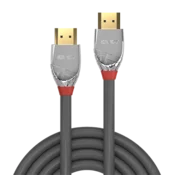 LINDY HDMI kabel HDMI 2.0 - HDMI, Cromo Line, 4K60Hz, M/M, 3m, sivi 37873