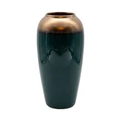 Homestar Vaza TITAN STONE D17xV33 cm temno zelena