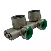 FLAMCO F10079 Priključni sistem FI 20 kotni križ 3/4 blok ventila MEIBES