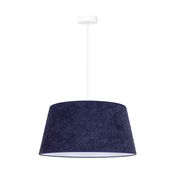 Duolla - Luster na sajli BOUCLE 1xE27/15W/230V precnik 50 cm plava