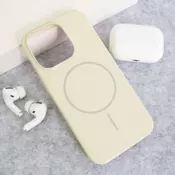 Maska Mag Case Nanobeats za iPhone 15 Pro Max krem