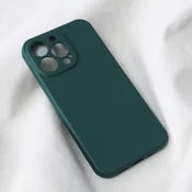 TERACELL Torbica Soft Velvet za iPhone 13 Pro 6.1 tamnozelena