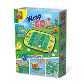 SES Potovanje z igrami Wrap&Go - Štiri v vrsto - Točke in kvadri - Paket, (21333427)