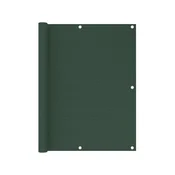 Balkonski zastor tamnozeleni 120 x 500 cm HDPE