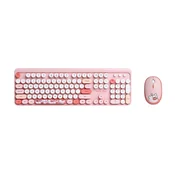 Combo mis i tastatura Coteci 84021 pink