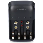 Punjac za baterije Nedis BACH07 sa led indikatorom AA, AAA, 9V