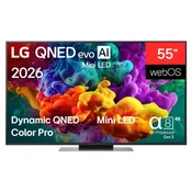 Pametni televizor LG - 55QNED86B3B, 55, QNED MiniLED, 4K, 120Hz, crni