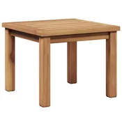 Vidaxl Klubska miza Rjava 45 x 45 x 36 cm Trden tikov les