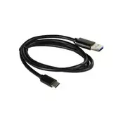 E-green usb 2.0 a-usb 3.1 tip c m/m 2m crni Kabl ( 60730 )