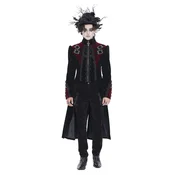 Moški plašč DEVIL FASHION - Crux Tenebrarum - črn/vinsko rdeč - CT27801