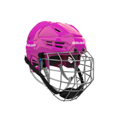 Hokejska čelada Bauer RE-AKT 55 Combo Pink Senior S