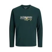 Jack & Jones Junior Majica JJJADE svetlo rumena/jelka/bela