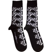 Ghost Nogavice Logo Pattern Black 36-40