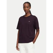 Lacoste Majica TF7215 Bordo rdeča Regular Fit
