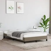 shumee vidaXL Posteljni okvir brez vzmetnice, taupe, 120x200 cm, oblazinjen s tkanino