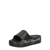 Karl Lagerfeld Natikace s potpeticom KOBO, crna / bijela