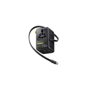 BASEUS EnerCore CG11 Universal Travel Adapter 2AC+2U+2C 70W crno