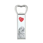 Artdog Bergamasco, ovčar iz Bergama - odpirač za steklenice s psom, personaliziran odpirač za hladilnik, unikatno darilo za moškega Art-Dog