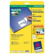 AVERY ZWECKFORM etikete L4743 99,1 x 42,3 mm, bele, zavitek 25 listov