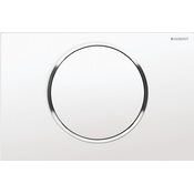 GEBERIT aktivirna tipka SIGMA 10 115.758.KJ.5 Bela/sijajni krom