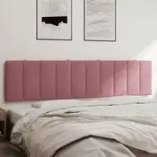 Jastuk za uzglavlje Hanko ružicasti 200 cm baršunasti
