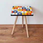 Hanah Home Klub sto Shp375, 35x42x35 cm, Šareni