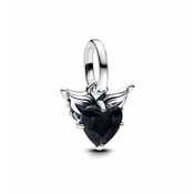 Pandora Majhen srebrn obesek Krilato srce ME 793626C01
