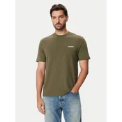 Napapijri Majica NP0A88TR Khaki Regular Fit