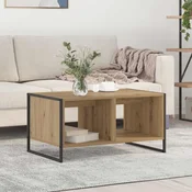 vidaXL Klubska miza Oreh 80 x 50 x 40 cm Konstruiran les