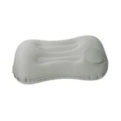 INF Ročno napihljiv ledveni vzglavnik s TPU ventilom za potovanja in avto Gray, (5000286768)