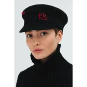RUSLAN BAGINSKIY baretka s šiltom ženska volneno Safety-pin Baker Boy Cap