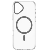 Transparent Color Ring MagSafe maska za iPhone 16 Plus – Siva
