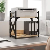 vidaXL vidaXL Stojalo za tiskalnik sonoma hrast 40x20x40 cm inženirski les, (22137144)