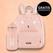 trixie otroški nahrbtnik small + steklenička 350 ml mrs. rabbit