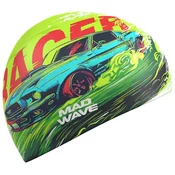 Mad wave racer swimming cap green